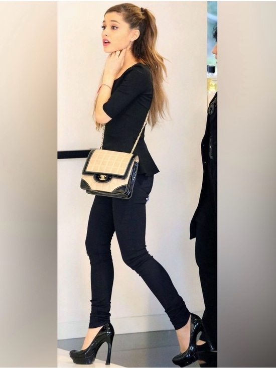 CHANEL Handbags - Authentic Chanel East West Chocolate Bar Flap Leather Handbag